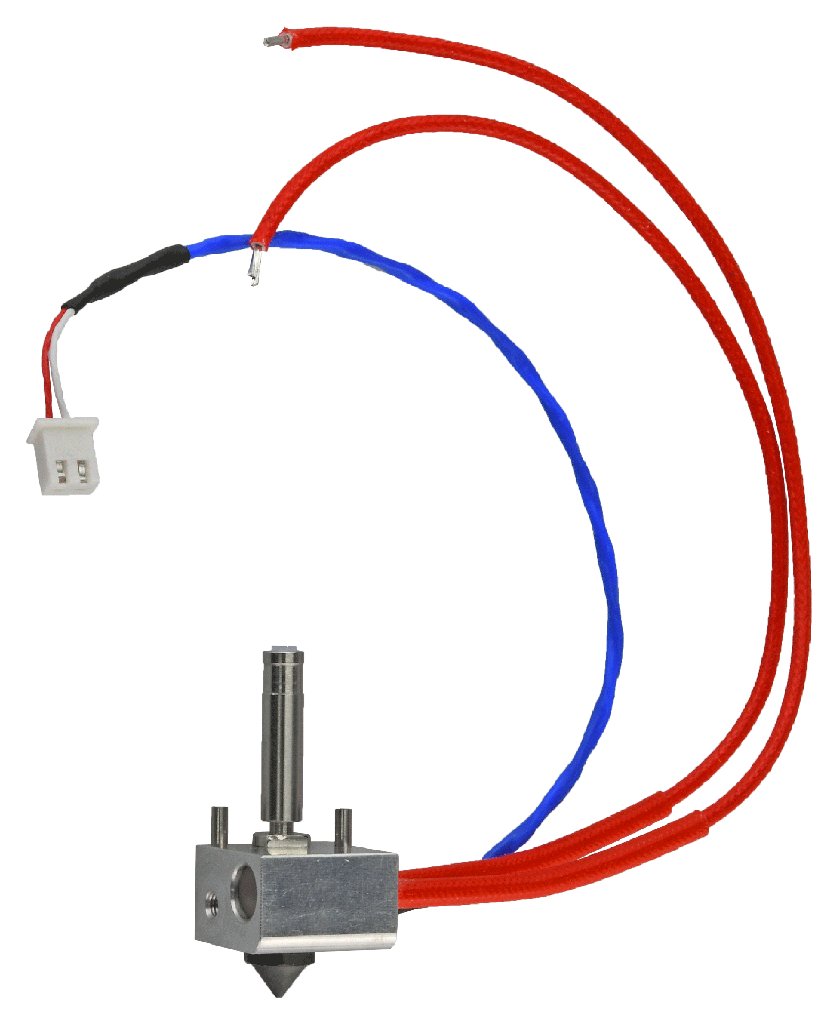 Flashforge Creator 3 Pro Left Hot-End Assembly - Hardened Steel - 0,4 mm