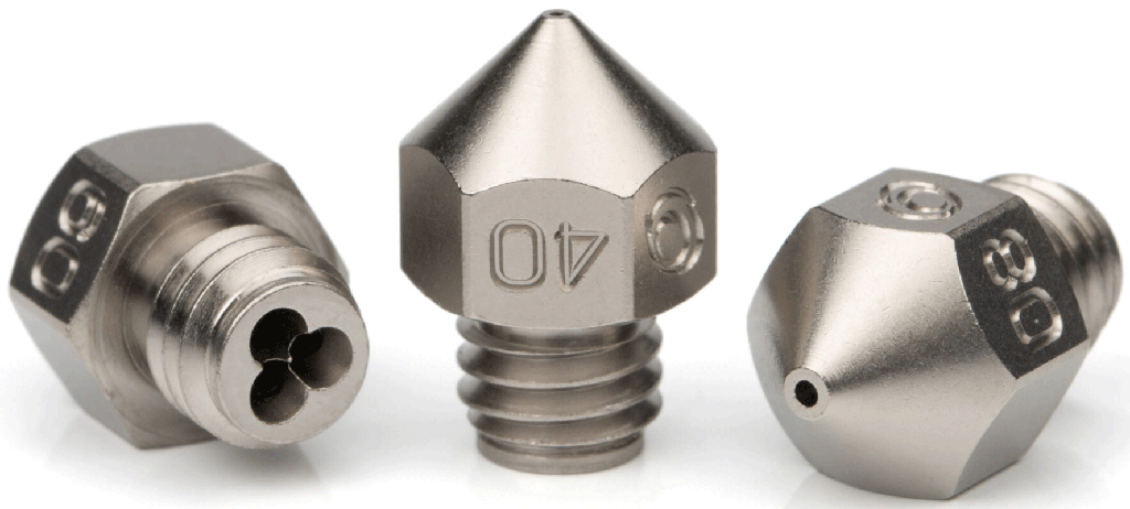 Boquilla de latón recubierta Bondtech CHT® MK8 de 0,4 mm - 1 unidad