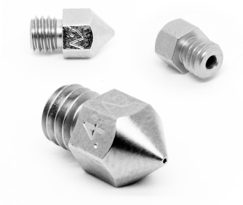 Micro Swiss - Boquilla MK8 0,40mm Acero para herramientas A2 chapado resistente al desgaste