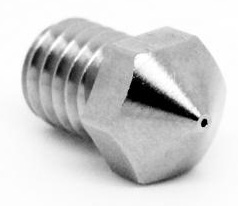 Micro Swiss Plated Wear Resistant nozzle for Wanhao i3 Mini / MP Select Mini / Mini Delta / ProFab Mini / Malyan M200 / PrimaCreator P120 - 0.30mm