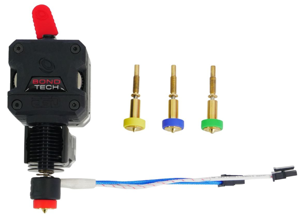 E3D Revo™ LGX Extruder - 12V - Fully Loaded Nozzle Kit