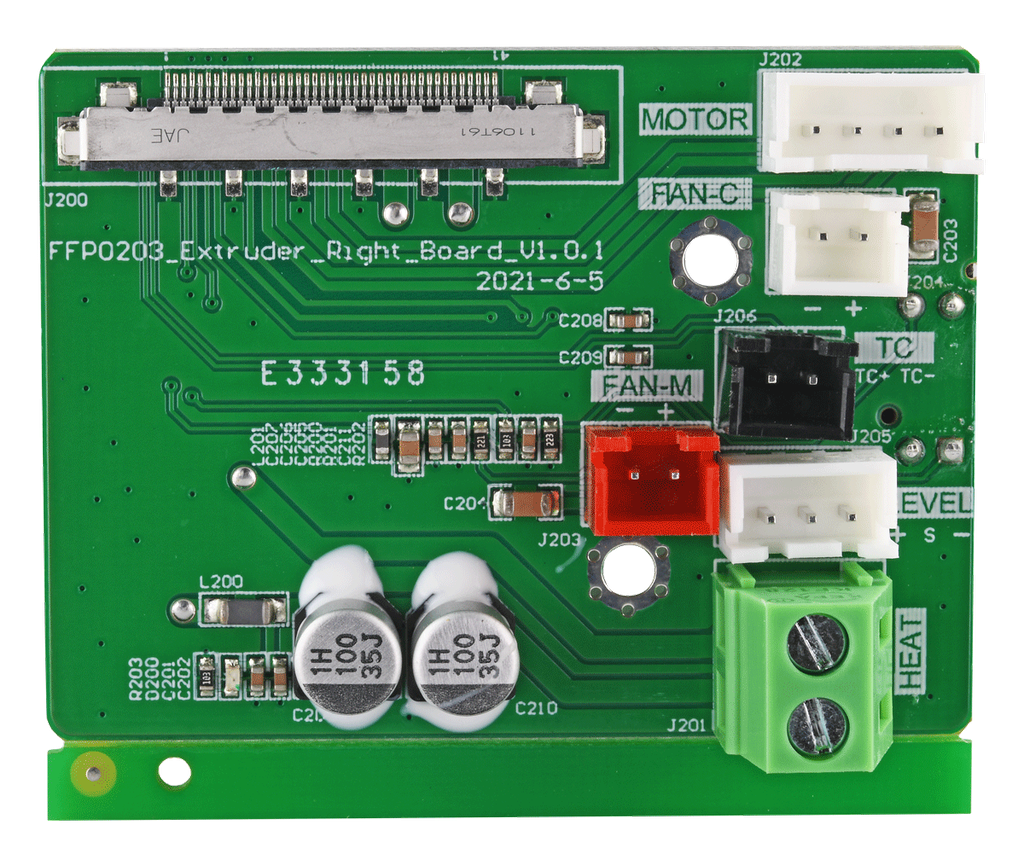 Flashforge Creator 3 Pro Placa Extrusora Izquierda