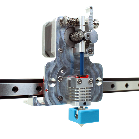 Extrusora de accionamiento directo Micro Swiss con hotend para sistema de raíles lineales