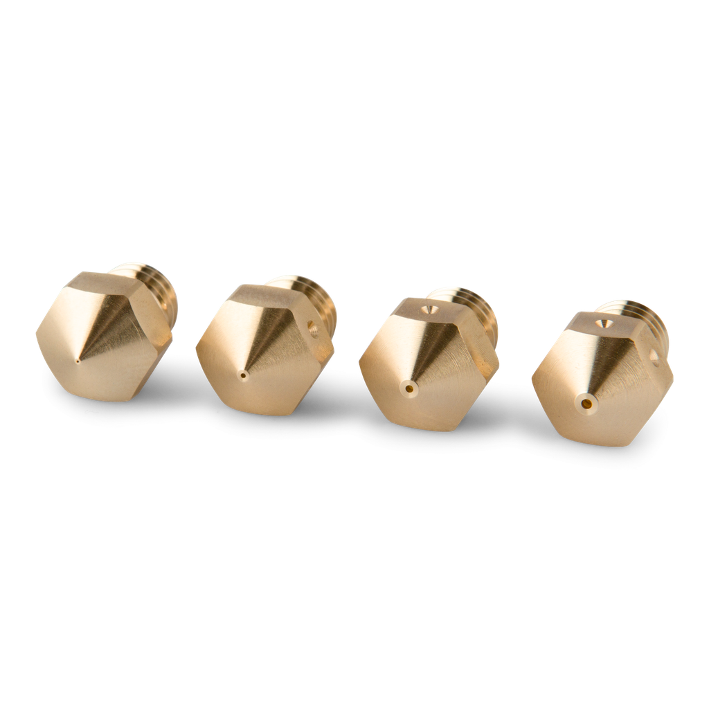 PrimaCreator MK10 Mixed Size Brass Nozzle - 4 pcs