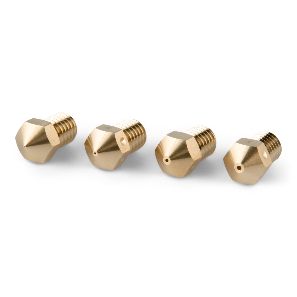 Boquilla de latón RepRap M6 de 3 mm - 0,4 mm - 4 unidades