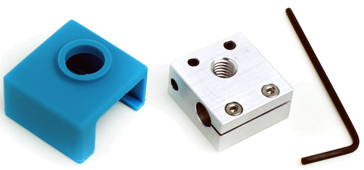 Bloque calefactor Micro Swiss con calcetín de silicona Impresora CR-6 SE