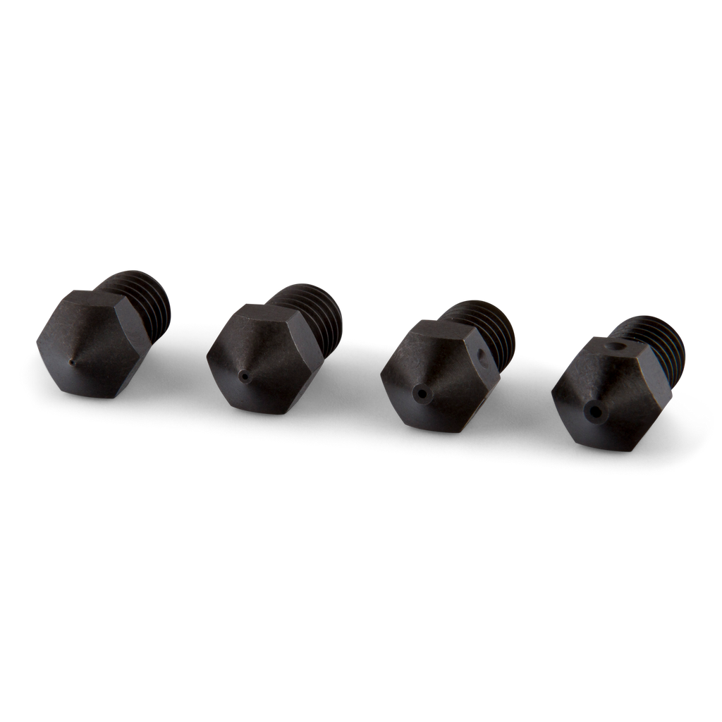 RepRap M6 Mixed Size Hardened 3mm - Nozzle x 4