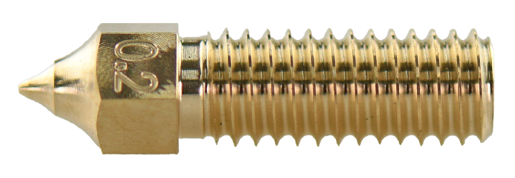 PrimaCreator Creality K1/ K1 Max Boquilla de latón 0,2 mm - 1 ud.