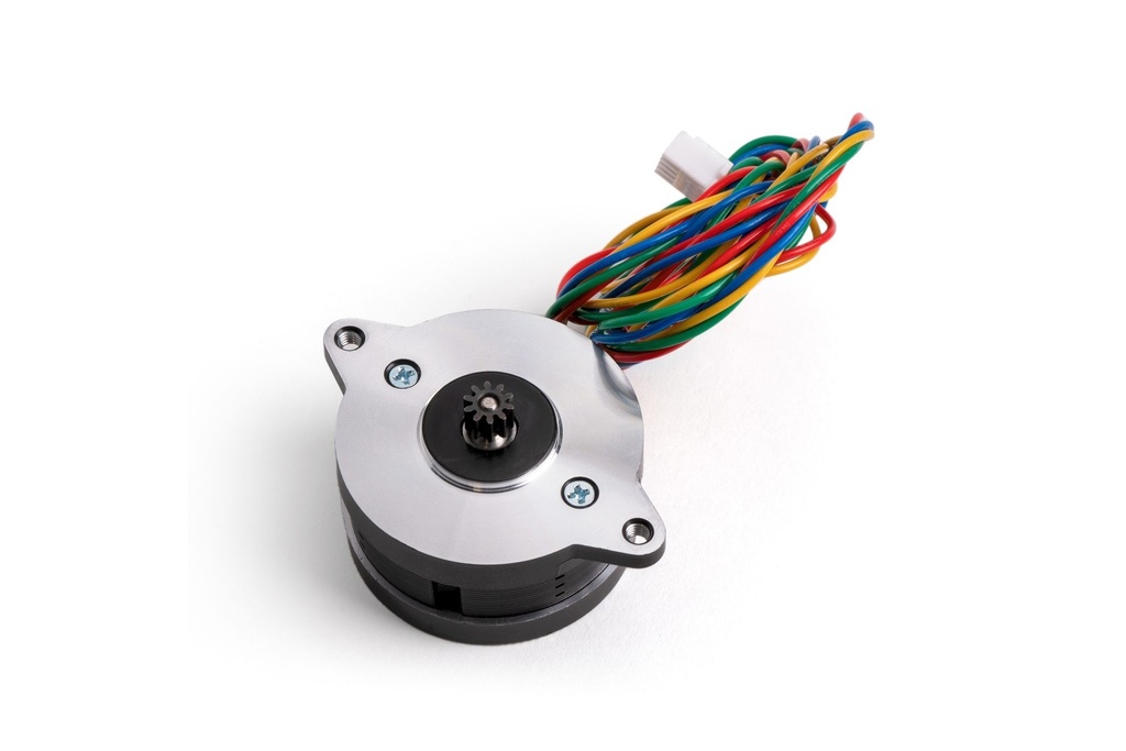Motor paso a paso redondo BondTech Nema14 de 20 mm con engranaje de 10T