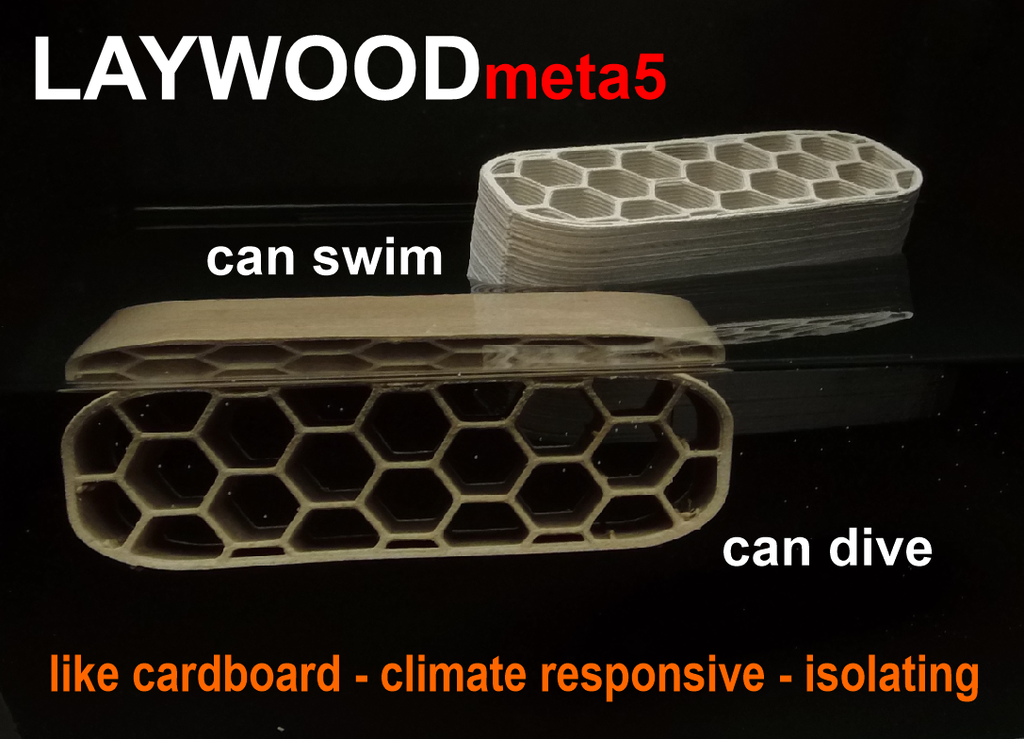 LayFilaments LAYWOODmeta5 | Filamento de impresión 3D | 2,85 mm (0,25 Kg) | marrón