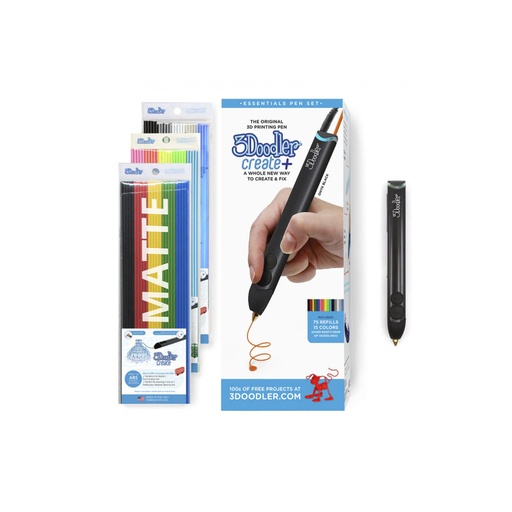 [8CPSBKEU3E] Lápiz 3D 3Doodler Pack "Create+ Essential Pen" STEAM