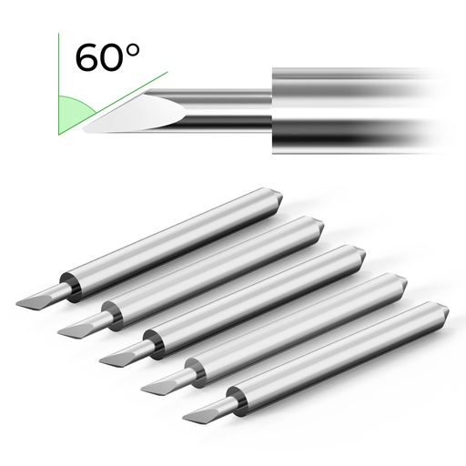[P5010149] Cuchillas de recambio xTool M1 60° - Paquete de 5