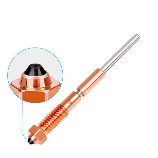 [BC-KK.AA.070-01] Mingda - Hotend MD-400D con boquilla de acero endurecido de alto recubrimiento