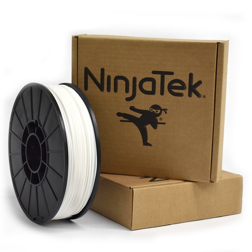 [3DNF0017510] Filamento NinjaTek NinjaFlex | Filamento para impresión 3D | 1,75 mm (1 kg) | Blanco nieve