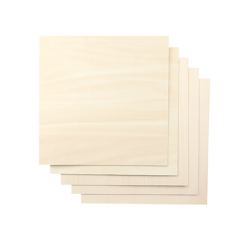 [33045] Snapmaker Hoja de tilo-A350 / 300x300x1,5mm / paquete de 5