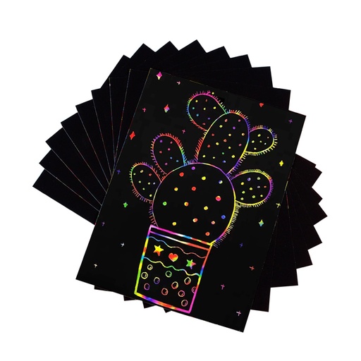 [110604137] TwoTrees A4 colorful scratch paper (10 pieces)