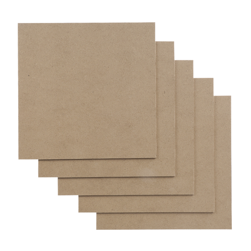 [33048] Snapmaker MDF Hoja de Madera-A350 / 300x300x3mm / Paquete de 5