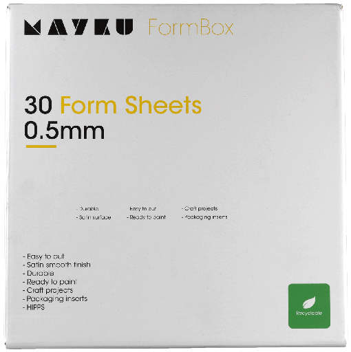 [MFA180100AA] Mayku FormBox Form Sheets (30 Pack)