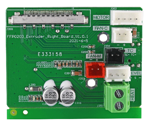 [30002136002] Flashforge Creator 3 Pro Right Extruder Board