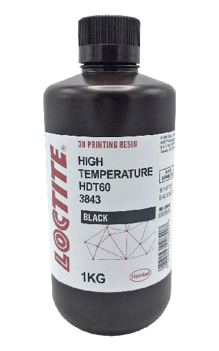 [2596649] Loctite 3D 3843 HDT60 Matte Black Resin - 1 kg