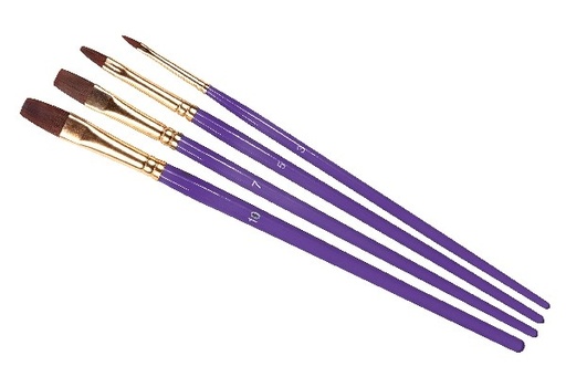 [AG4305] Pack de pinceles Humbrol AG4305 - Tamaño (3/5/7/10) Pincel plano
