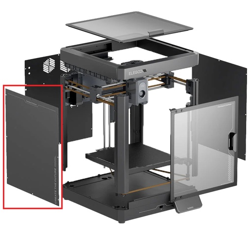 [03.202.0101] Elegoo Centauri Carbon Left Sealing Plate