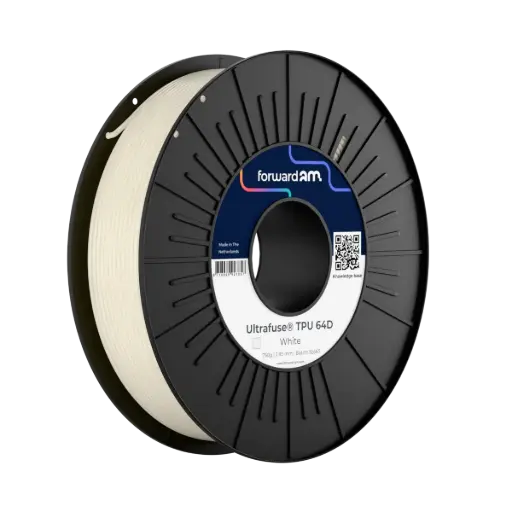 [TPU-2203b075] Forward AM Ultrafuse TPU 64D - Filamento para impresión 3D – 2,85 mm (750g) – Blanco