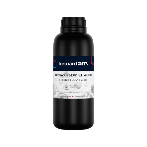 [300291] Resina UV flexible EL 4000 Ultracur3D de BASF - 1 kg - Transparente