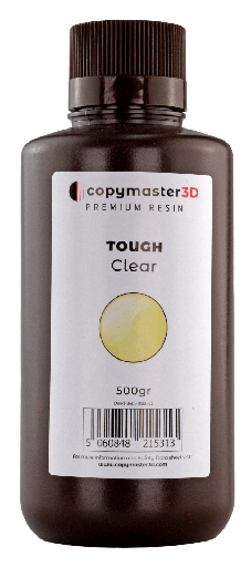 [CM-RT-B405-0500-CL] Copymaster3D Tough UV ABS Like Resin - 500 g - Clear