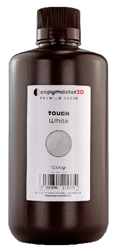 [CM-RT-B405-1000-WH] Copymaster3D Tough UV ABS Like  Resin - 1 kg - White
