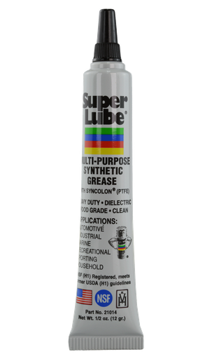 [21014] 12g Super Lube® Grasa Sintética Multiusos con Syncolon® (PTFE)