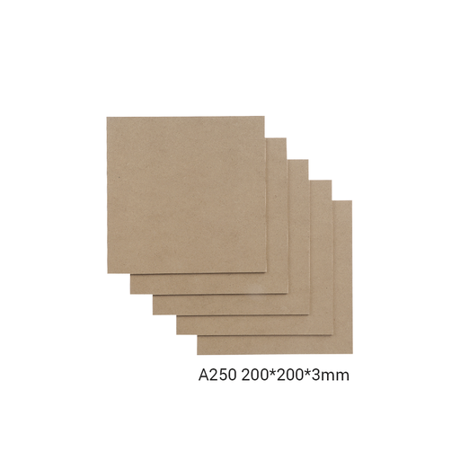 [33049] Snapmaker MDF Sheet-A250 / 200x200x3mm / 5-pack