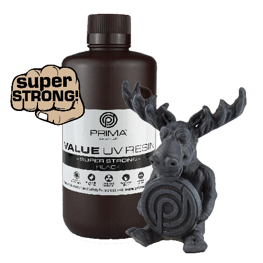 [PV-SS-B405-1000-BK] PrimaCreator Super Strong UV Resin - 1 kg - Black