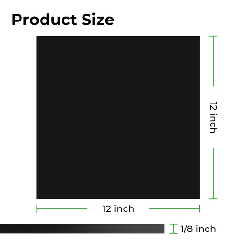 [P5020079] xTool 3 mm Black Acrylic Sheets (3-Pack)