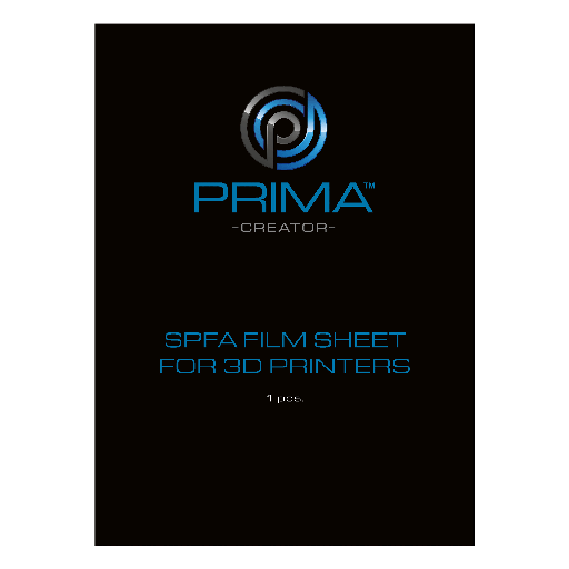 [PC-SPFA-260-390-1P] PrimaCreator SPFA Film Sheet for 3D Printers - 260 x 390 mm