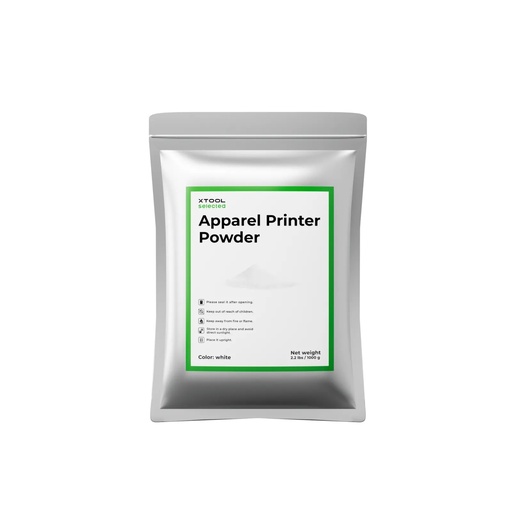 [P5020893] xTool Selected Polvo para impresora de ropa (1 kg)