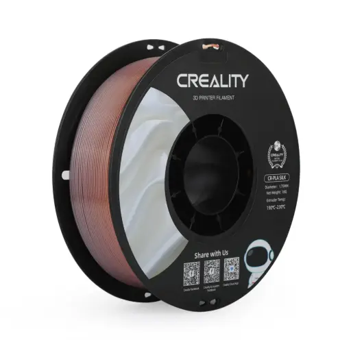 [3301120003] Creality CR-PLA Silk | Filamento para impresión 3D | 1,75 mm (1 kg) | Arcoíris