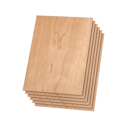 [P5020091] xTool 3 mm Cherry Plywood (6-Pack)