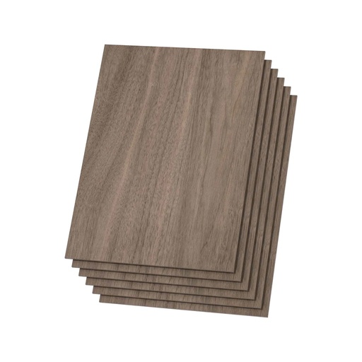[P5020089] xTool Contrachapado de Nogal de 3 mm (Pack de 6)