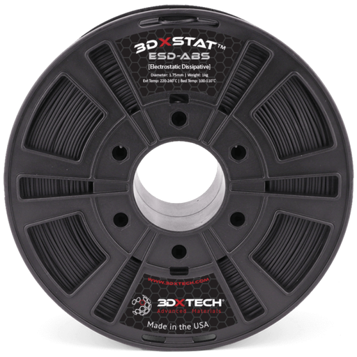 [ABS02ES200750BK00] 3DXTech STAT™ ESD-ABS - Filamento para impresión 3D - 1,75mm (750g) - Negro