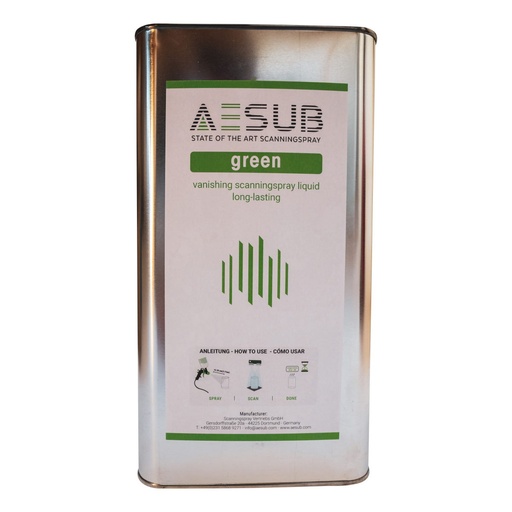 [AESG002] AESUB Green - Spray Gun Solution Scanning Spray - 5000 ml