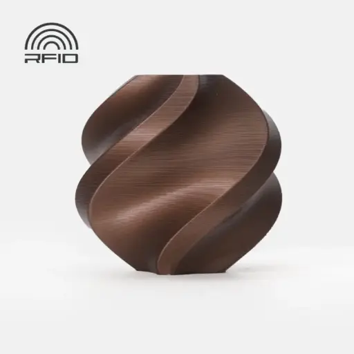 [A02-N3-1.75-1000-SPL] Bambu Lab PLA Metal - Filamento para impresión 3D – 1,75 mm (1 kg) - Marrón cobre metálico