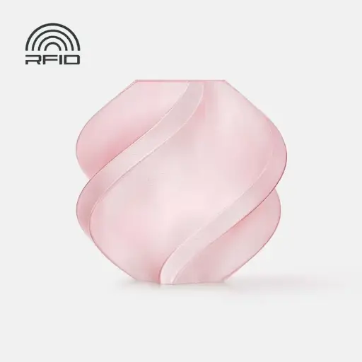 [G01-P1-1.75-1000-SPL] Bambu Lab PETG Translucent - Filamento para impresión 3D - 1,75mm (1Kg) – Rosa translúcido