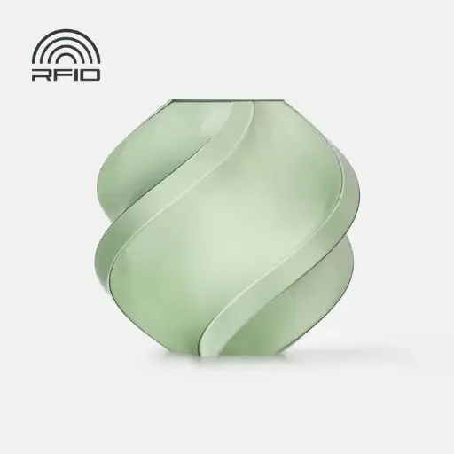 [G01-G0-1.75-1000-SPL] Bambu Lab PETG Translucent - Filamento para impresión 3D - 1,75mm (1Kg) – Verde Oliva translúcido