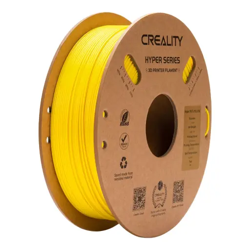 [3301030071] Creality Hyper PETG - Filamento para impresión 3D - 1,75mm (1Kg) – Amarillo