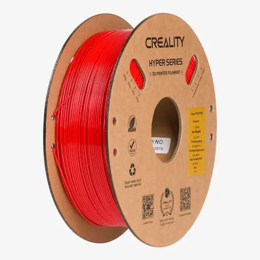 [3301030072] Creality Hyper PETG - Filamento para impresión 3D - 1,75mm (1Kg) – Rojo