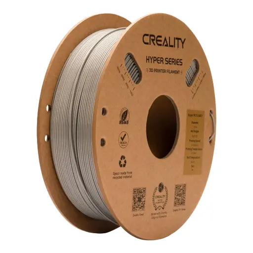 [3301030068] Creality Hyper PETG - Filamento para impresión 3D - 1,75mm (1Kg) – Gris
