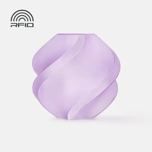 [G01-P0-1.75-1000-SPLFREE] Bambu Lab PETG Translucent Refill - Filamento para impresión 3D - 1,75mm (1Kg) – Morado translúcido