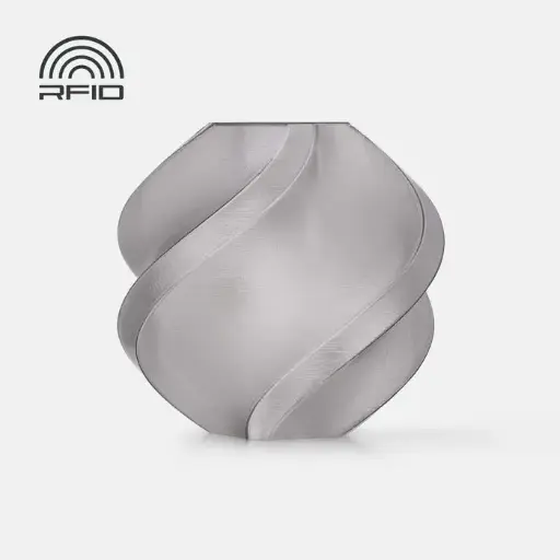 [G01-D0-1.75-1000-SPLFREE] Bambu Lab PETG Translucent Refill - 3D printing filament - 1.75mm (1Kg) – Grey translúcido