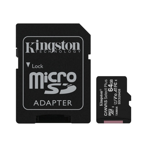[SDCS3-64GB] Kingston Canvas Select Plus microSD - 64 GB